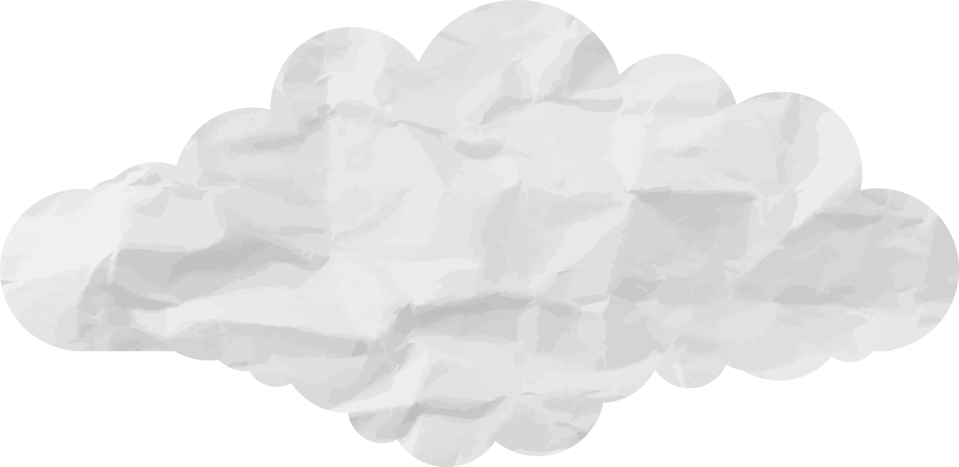 White textured cloud Crop-out Icon png