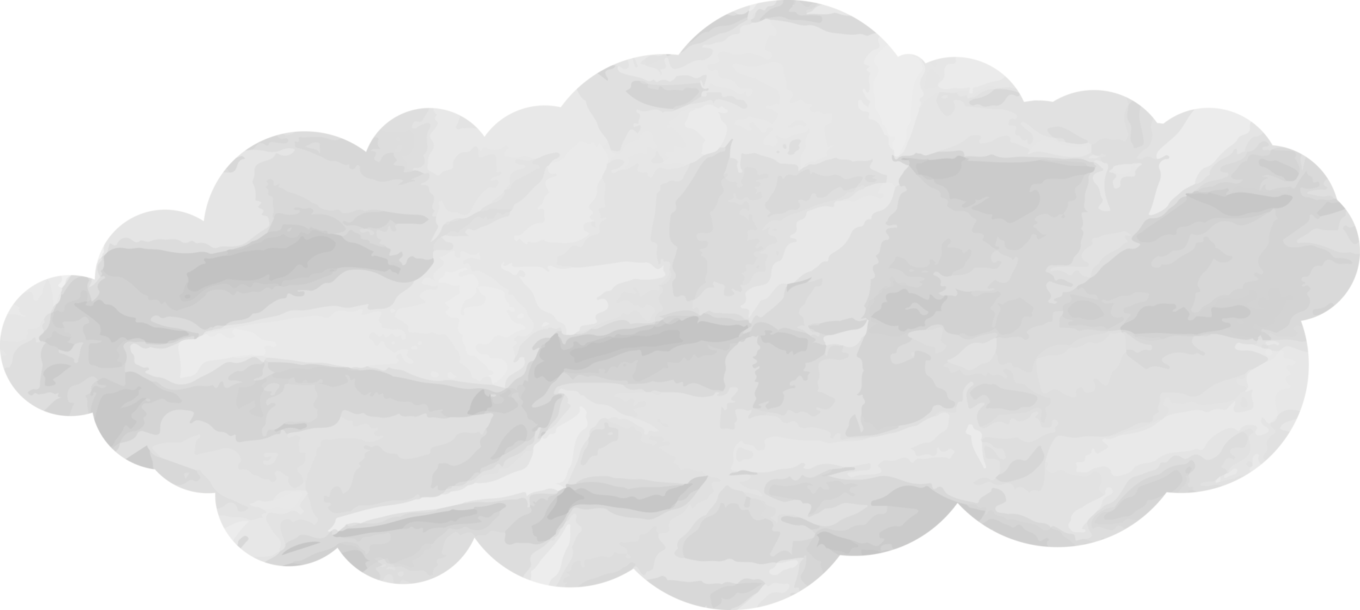 White textured cloud Crop-out Icon png