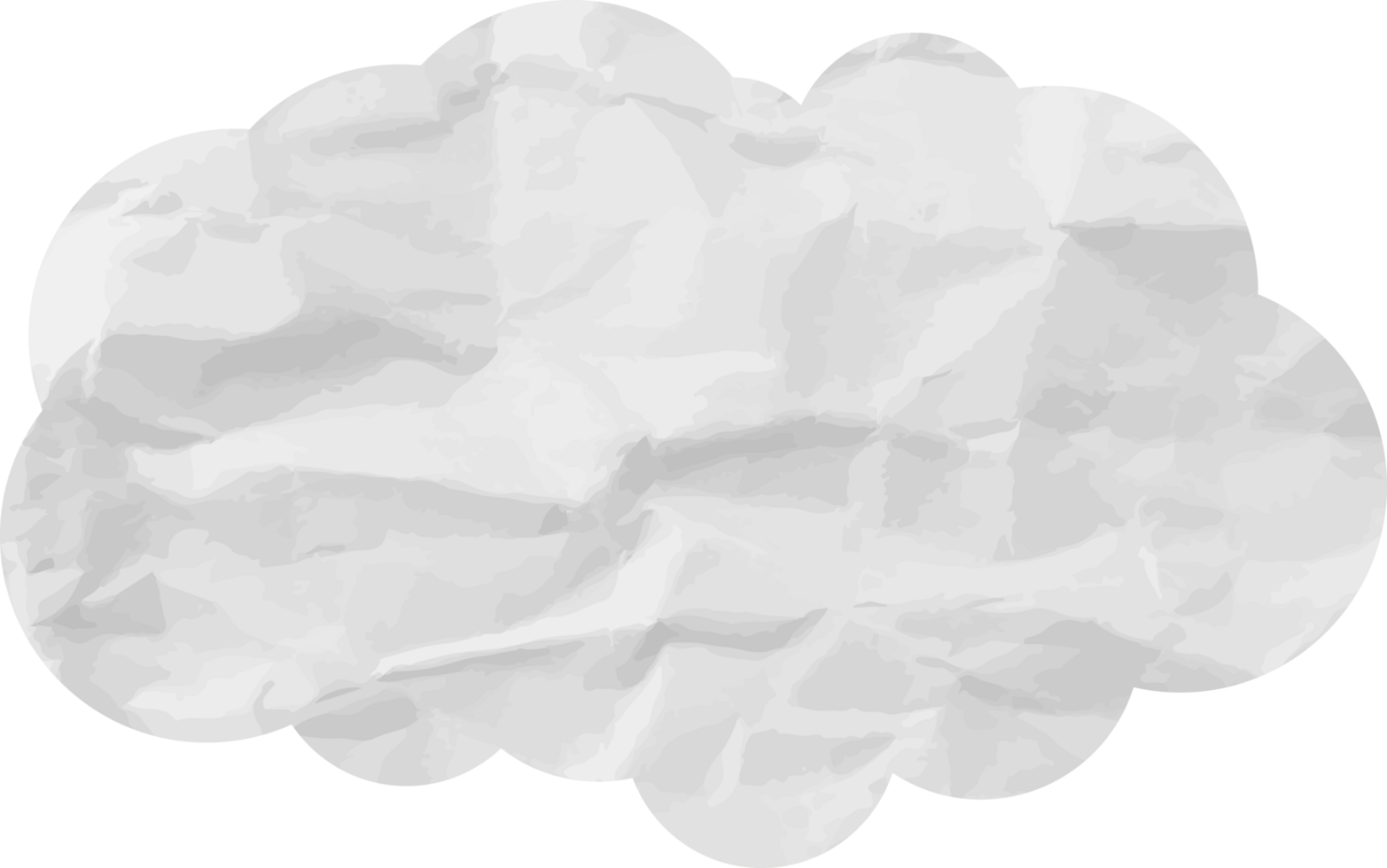 White textured cloud Crop-out Icon png