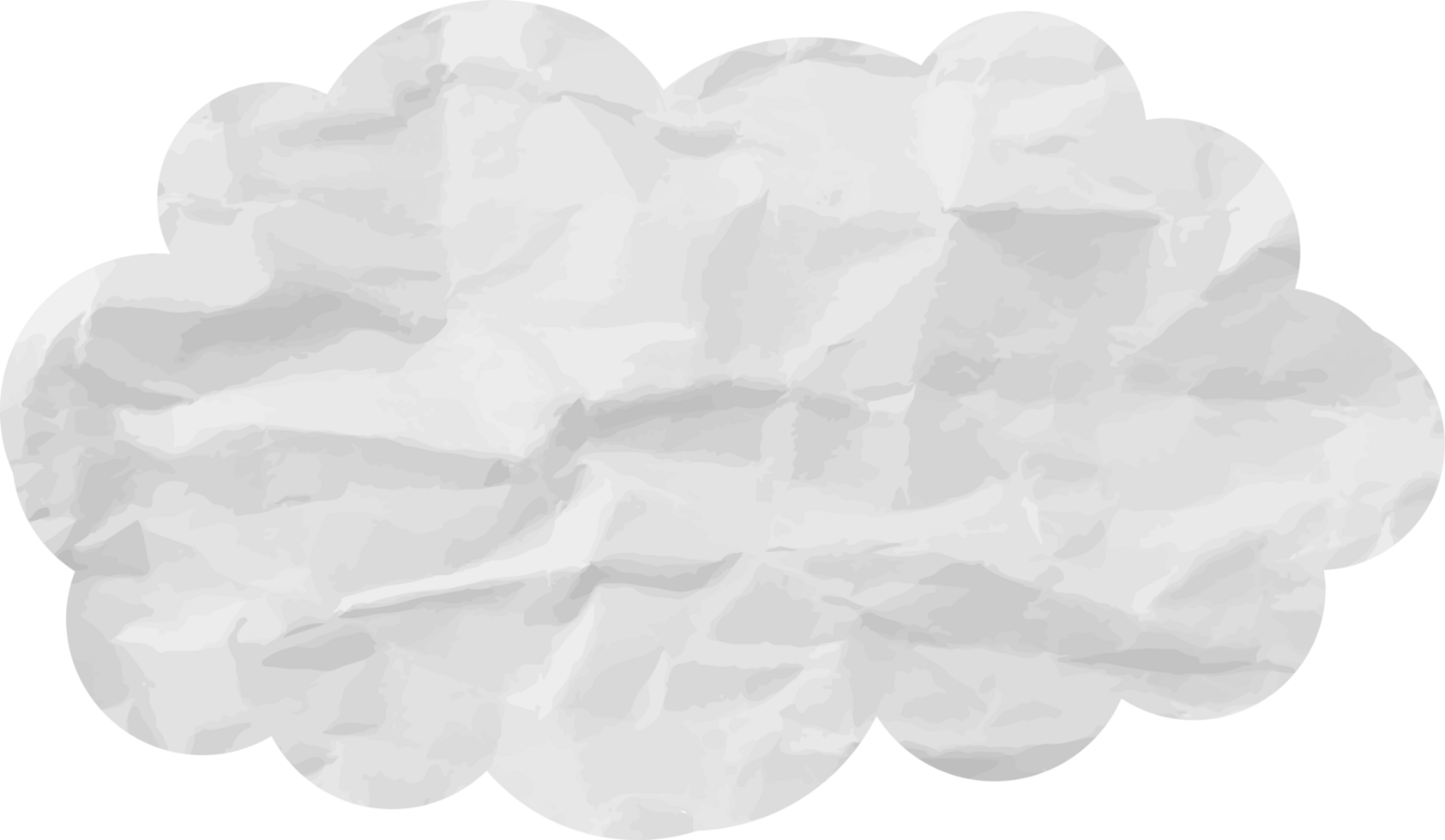 White textured cloud Crop-out Icon png