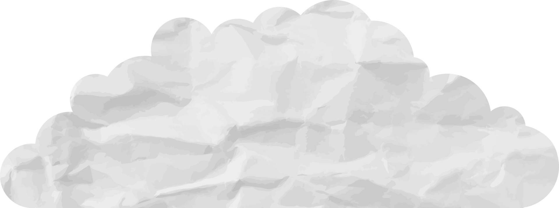 White textured cloud Crop-out Icon png