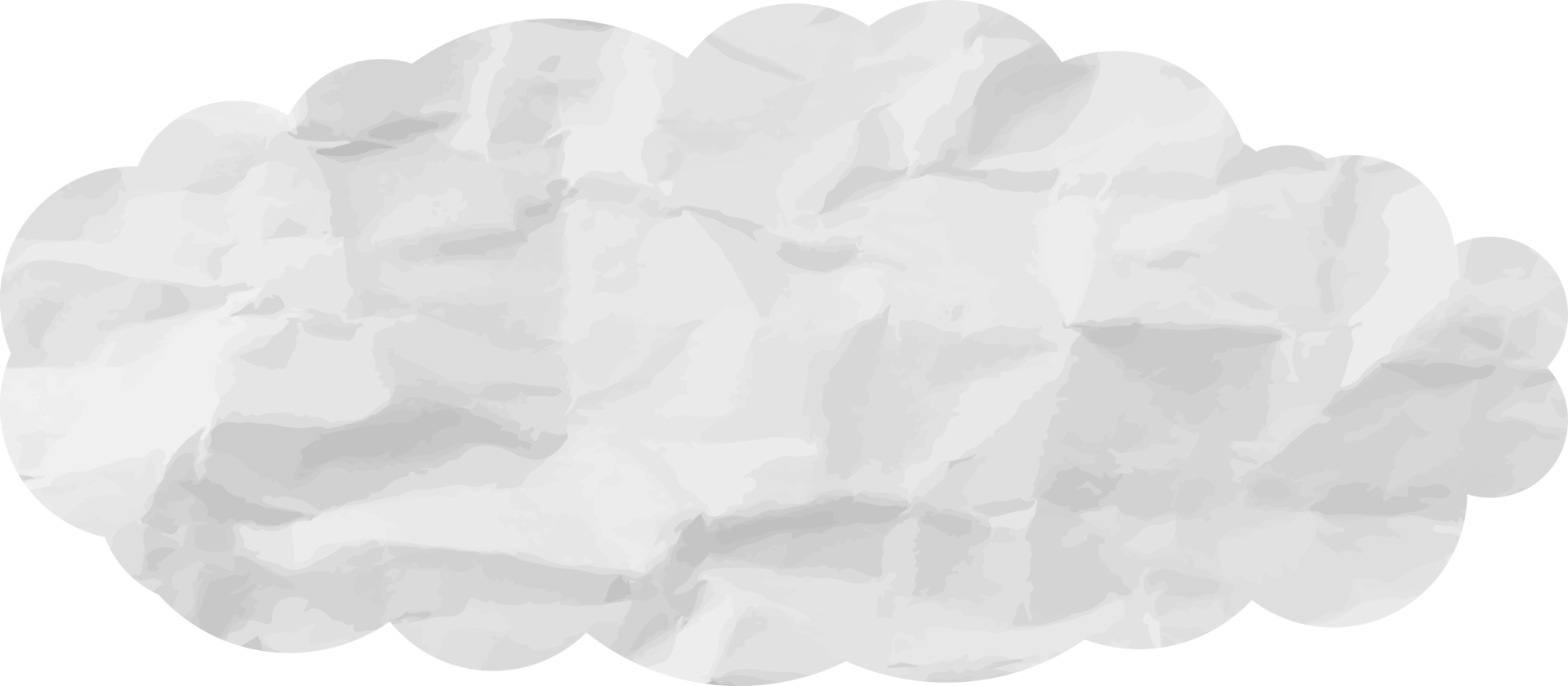 White textured cloud Crop-out Icon png