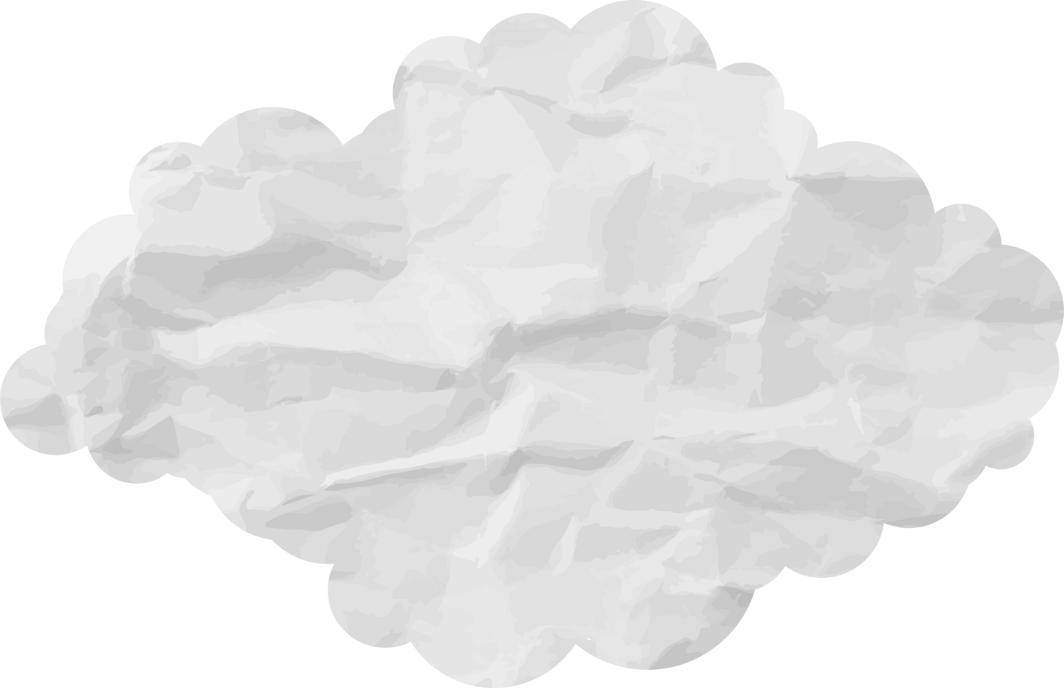 White textured cloud Crop-out Icon png