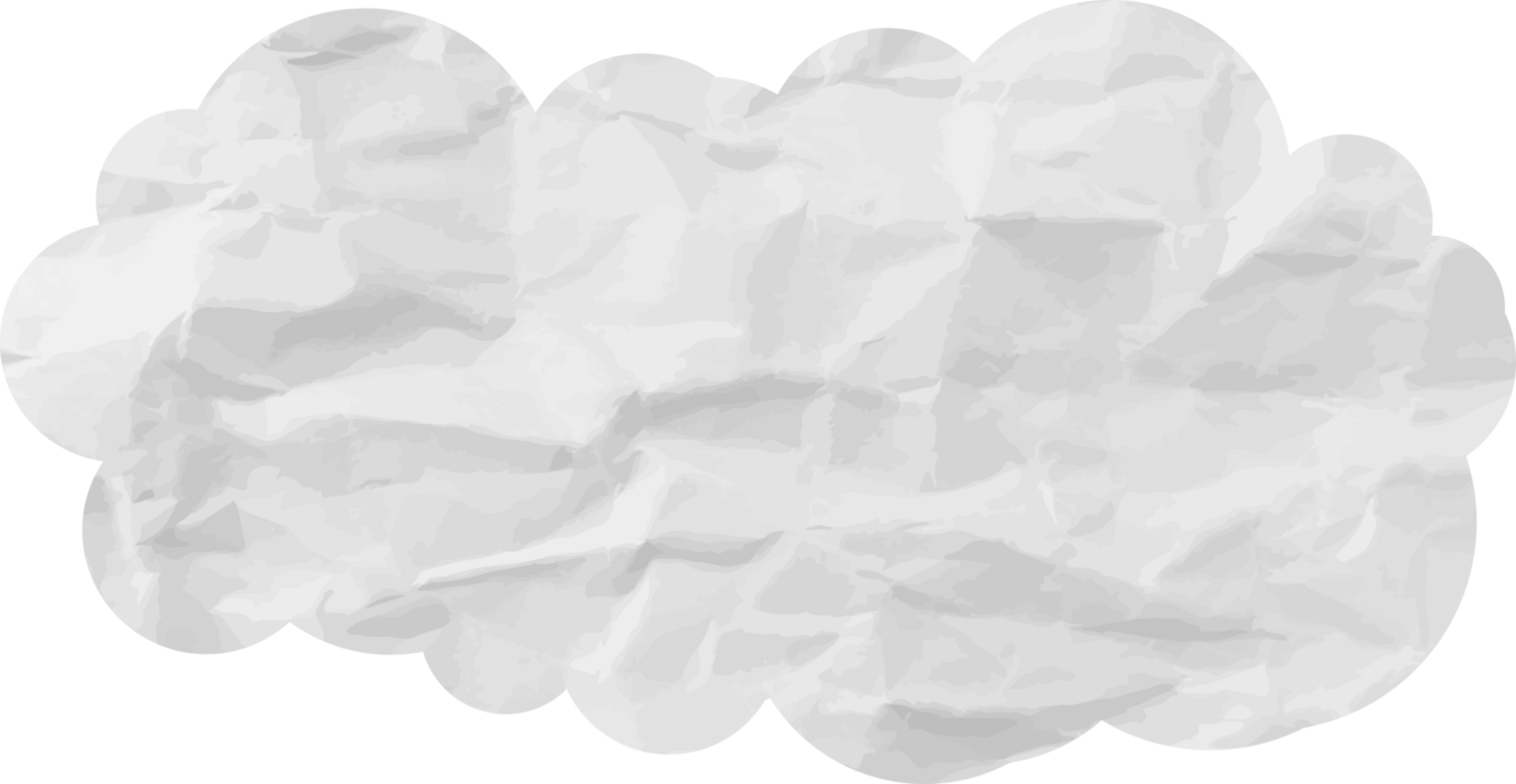 White textured cloud Crop-out Icon png