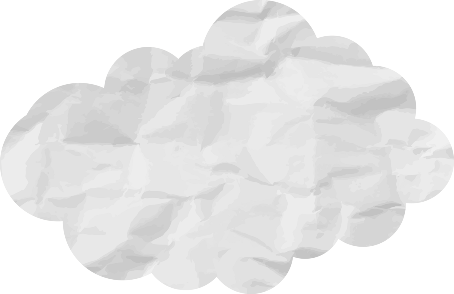 White textured cloud Crop-out Icon png