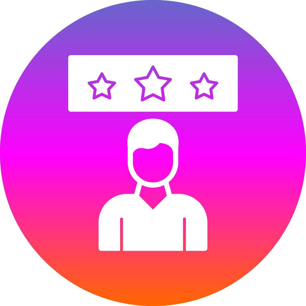 Customer Experience Vector Icon Design