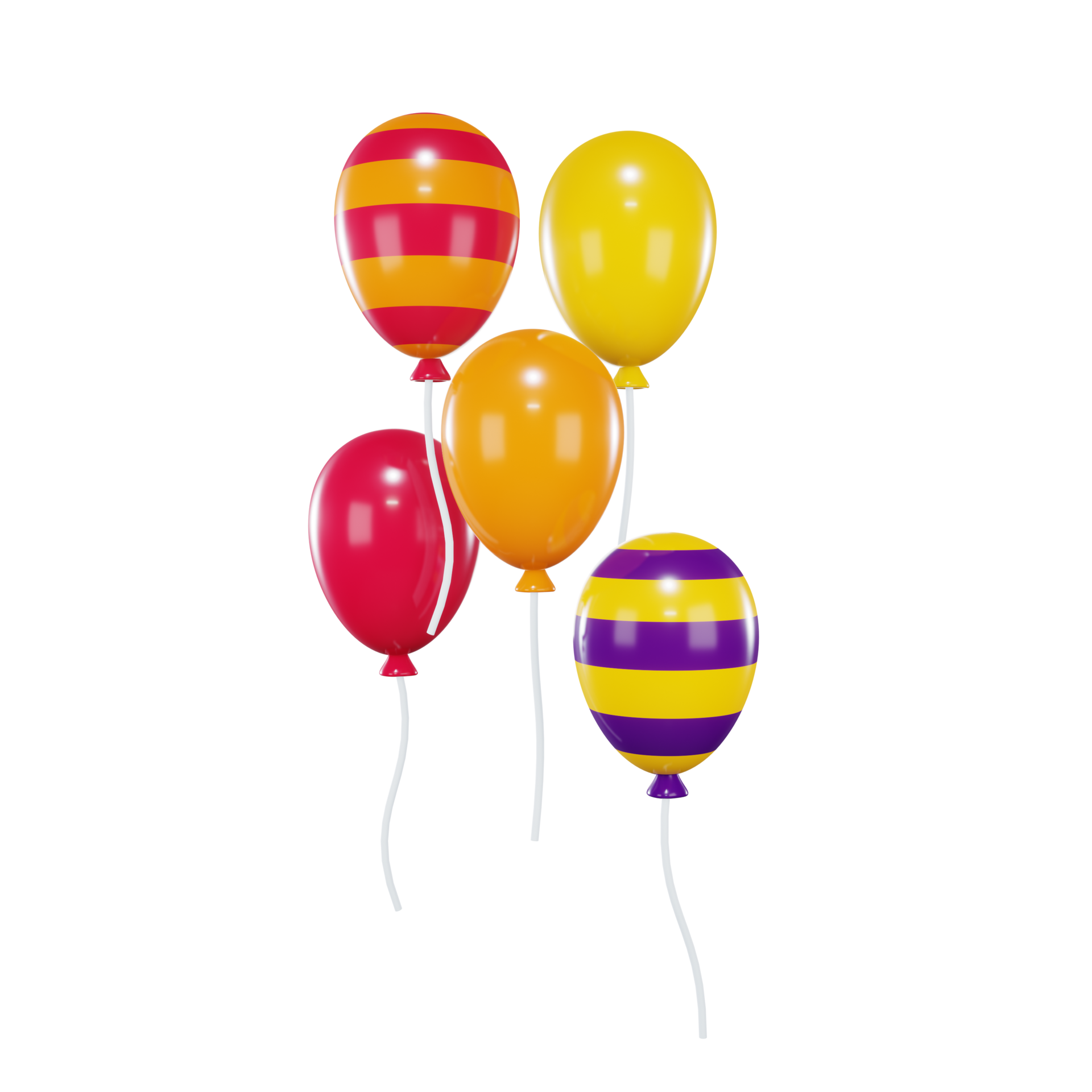 new years party supplies 3d object 16333497 PNG