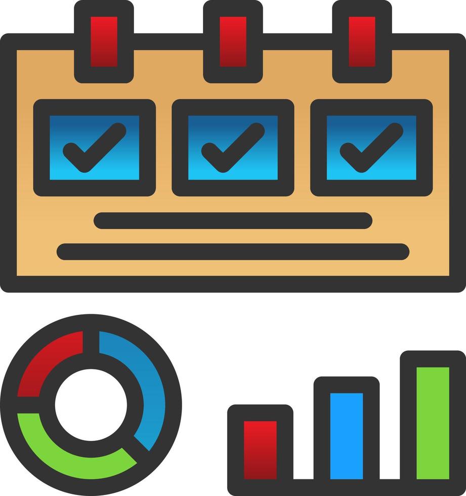 Daily Collaboration Vector Icon Design
