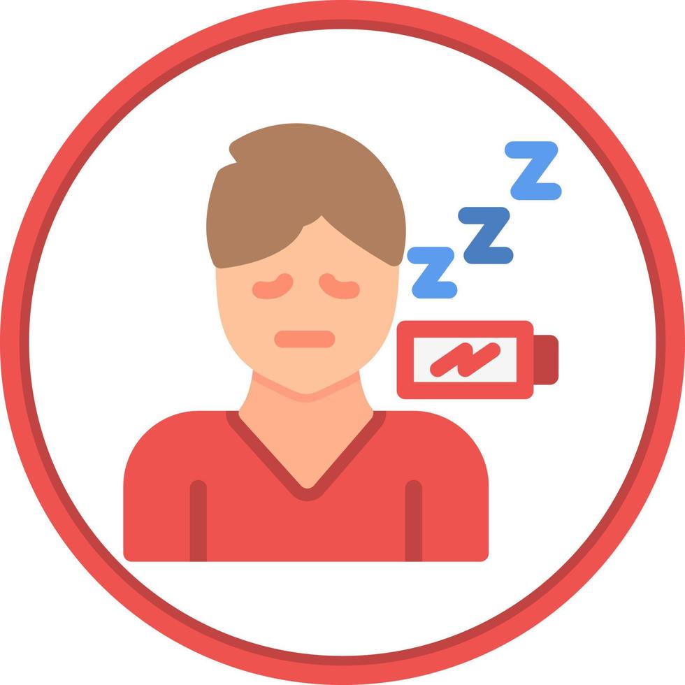 Fatigue Vector Icon Design