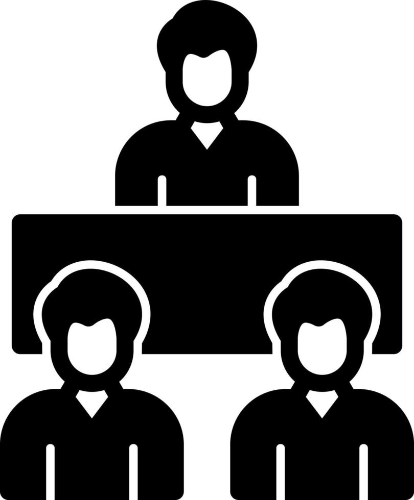 Meeting Vector Icon Design