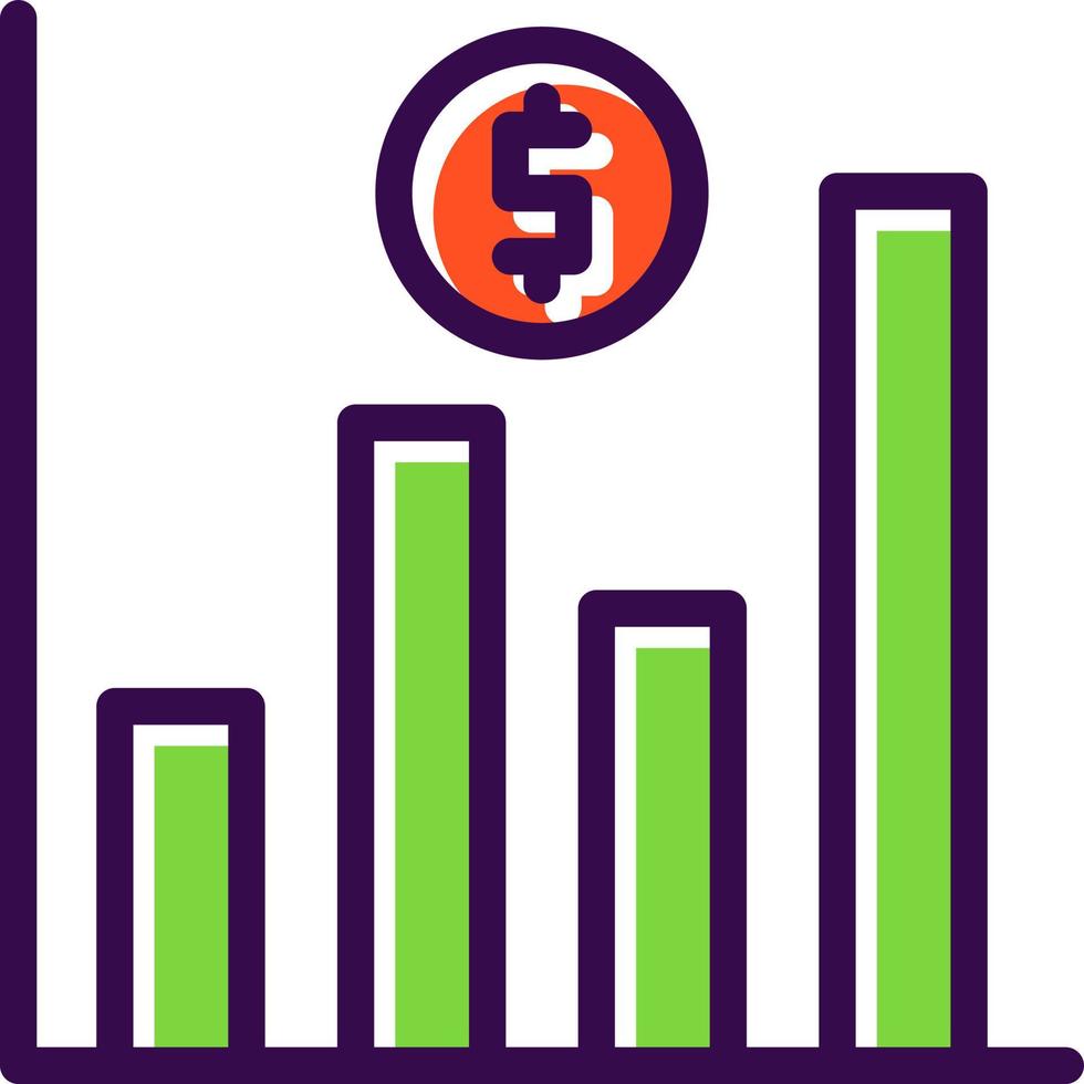 Market Prediction Vector Icon Design