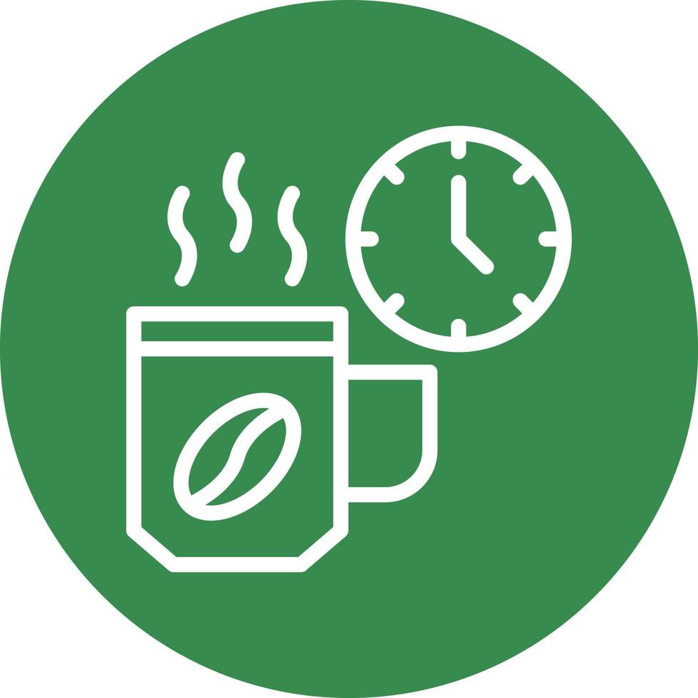 Coffee Break Vector Icon Design