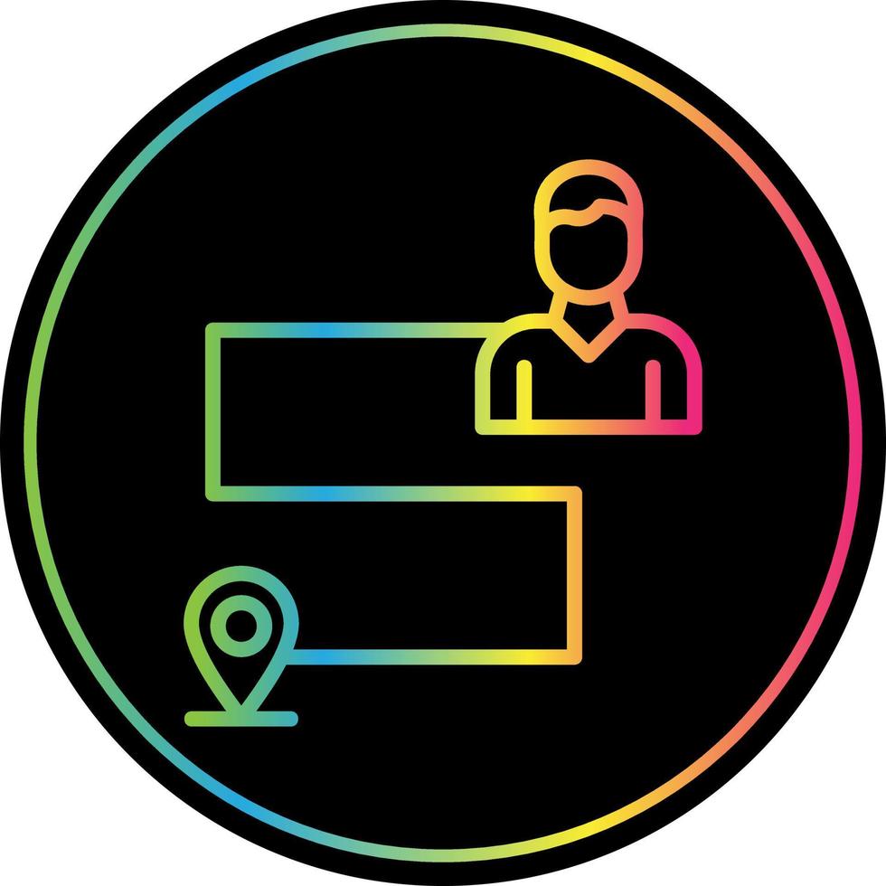Customer Journey Map Vector Icon Design