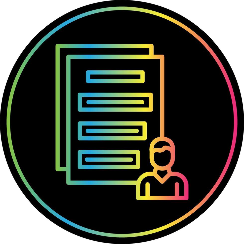 User Scenarios Vector Icon Design