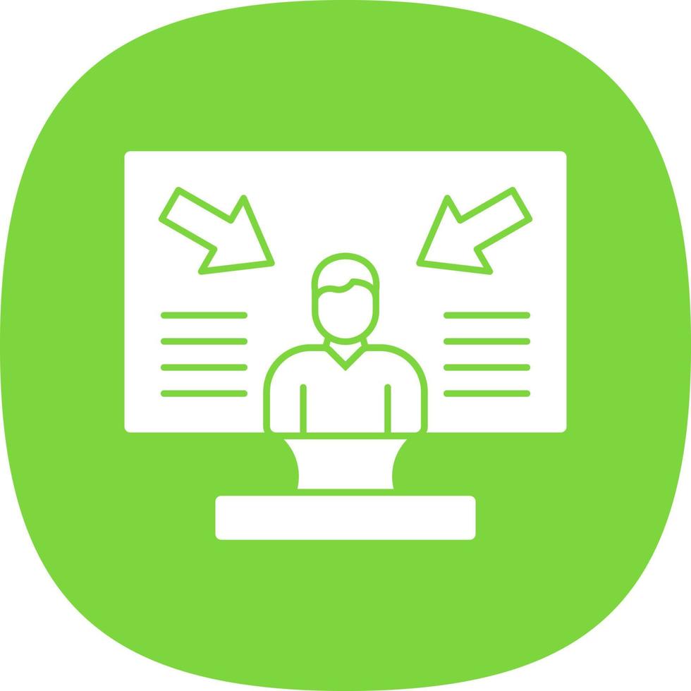 User Centered Design Vector Icon Design