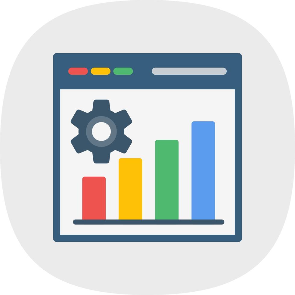 diseño de icono de vector basado en datos