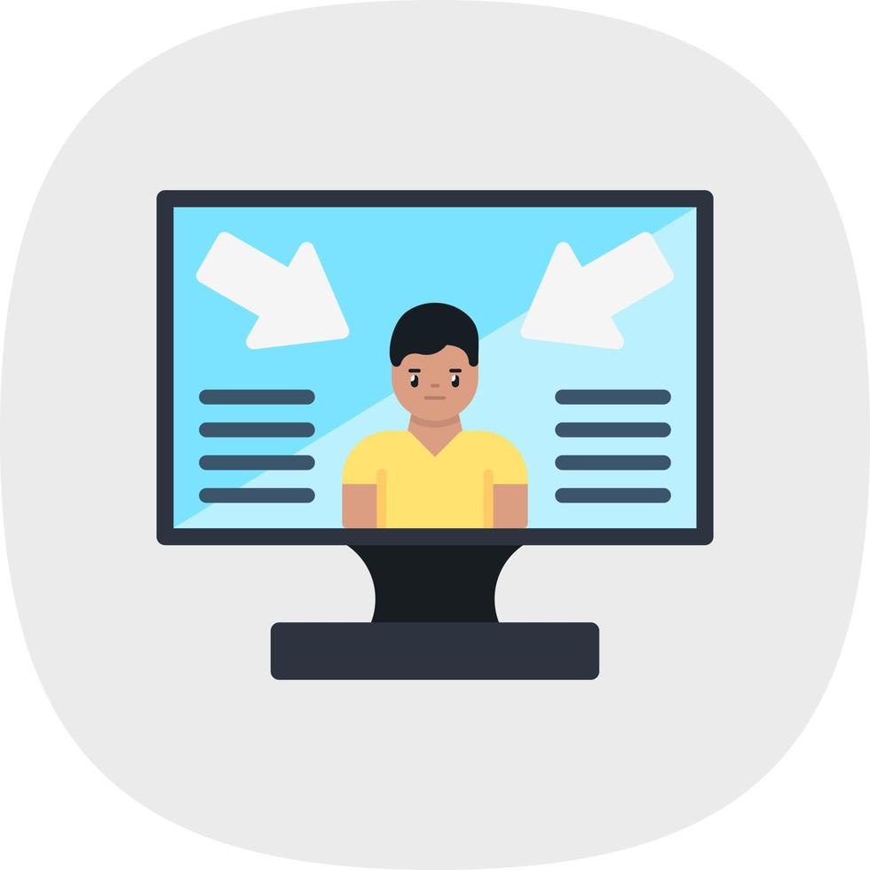 User Centered Design Vector Icon Design