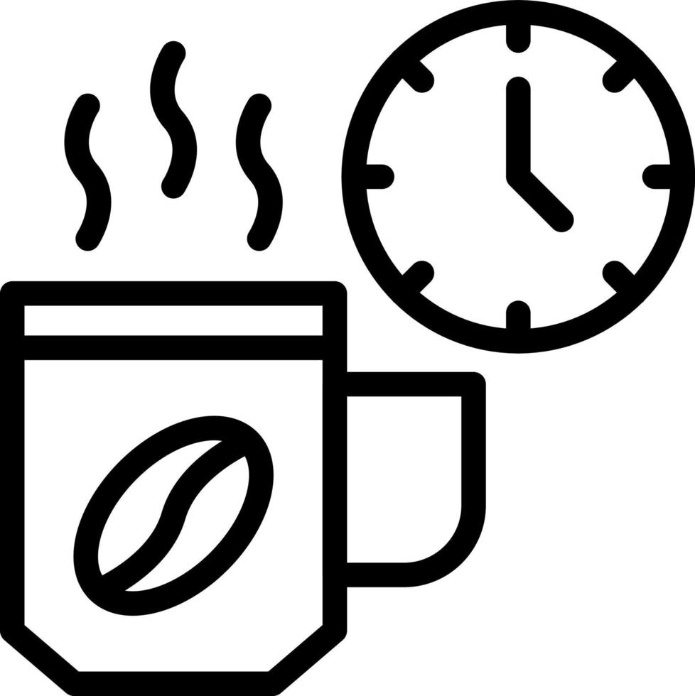 Coffee Break Vector Icon Design