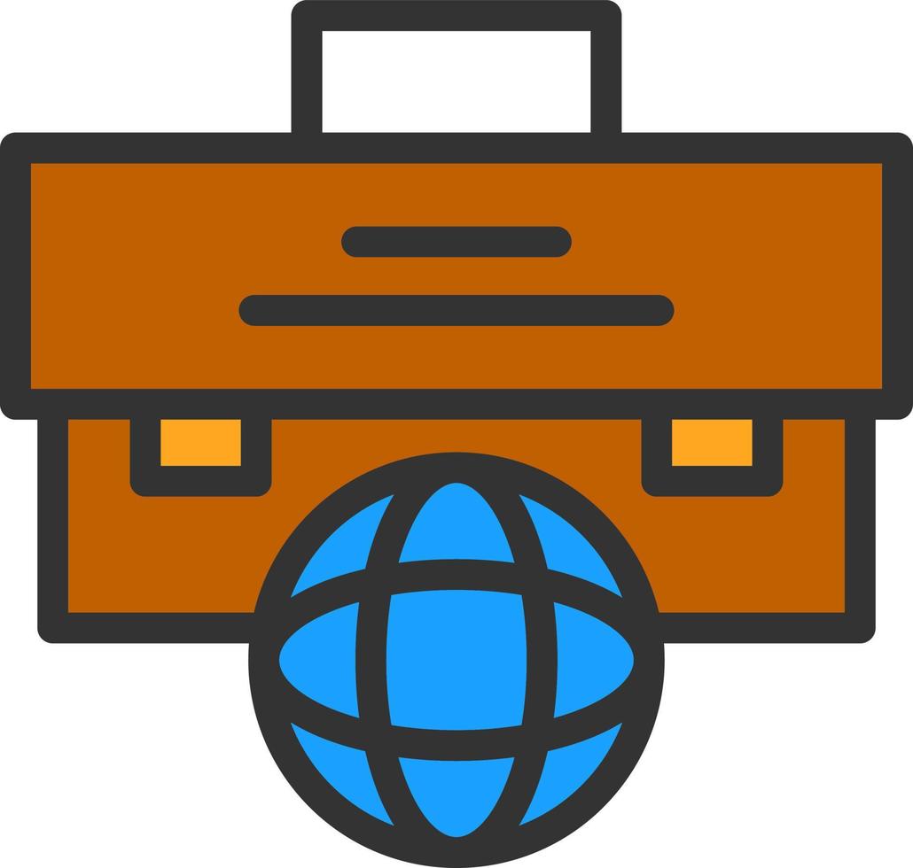 Business Travel Vector Icon Design