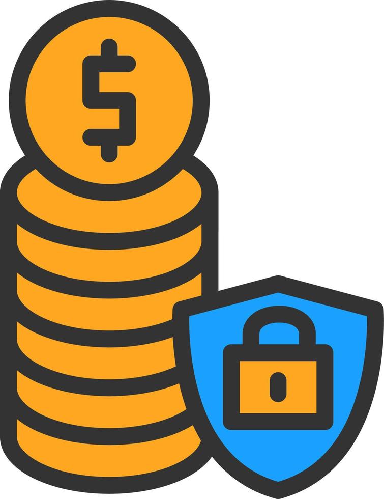 Funds Protection Vector Icon Design