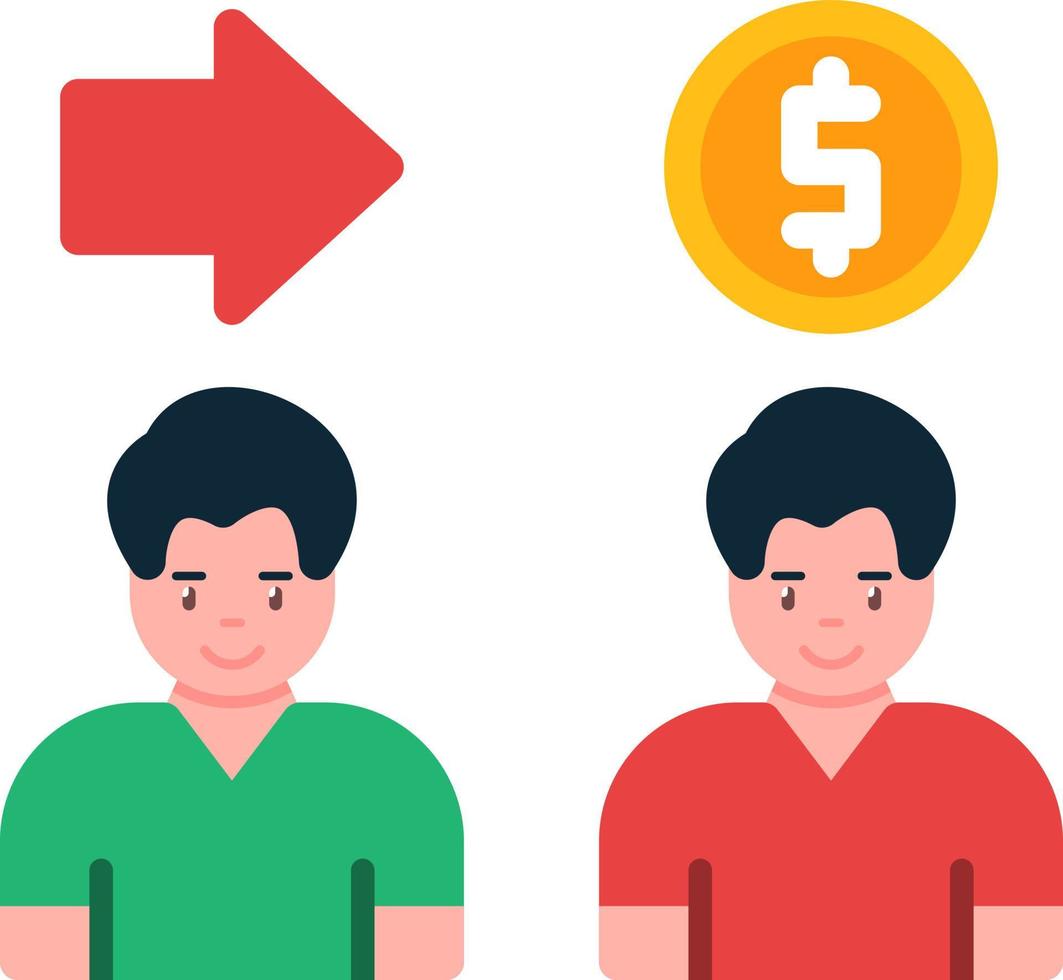 Loan Money Vector Icon Design