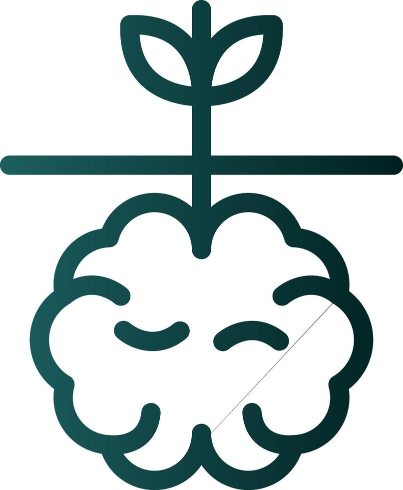 Mental Growth Vector Icon Design