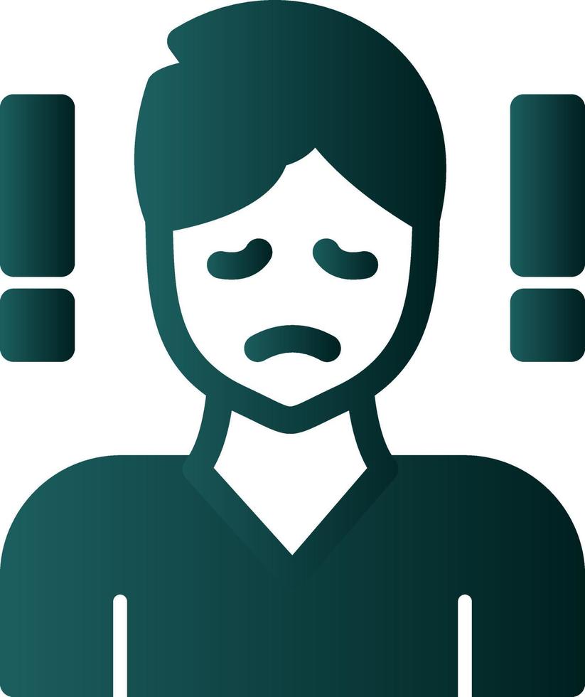 Anxiety Vector Icon Design