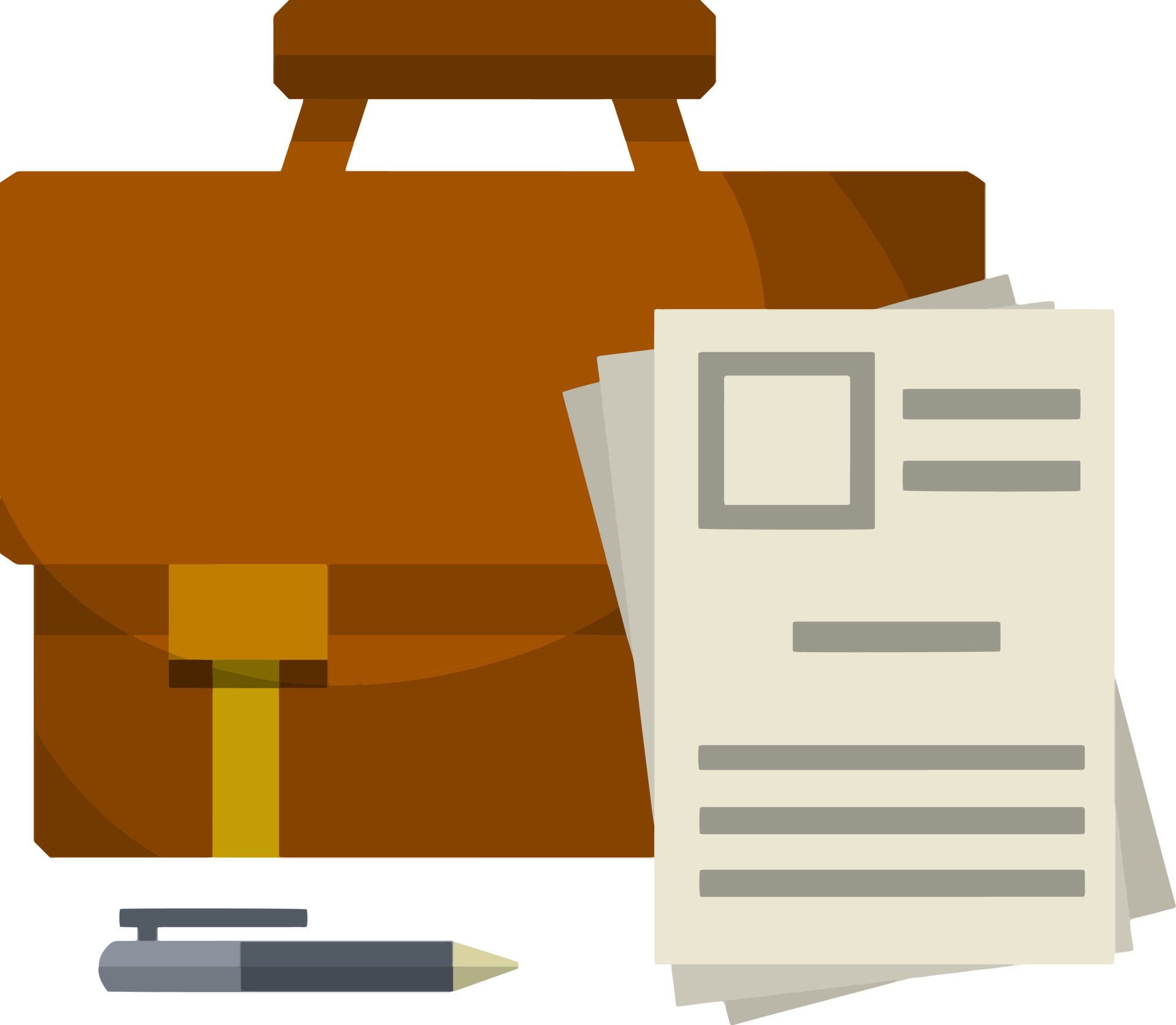 Brown Suitcase. Grey case. Cartoon flat illustration. Business bag icon 16334383 Vector Art at Vecteezy Brown Suitcase. Grey case. Cartoon flat illustration. Business bag icon 16334383 Vector Art at Vecteezy