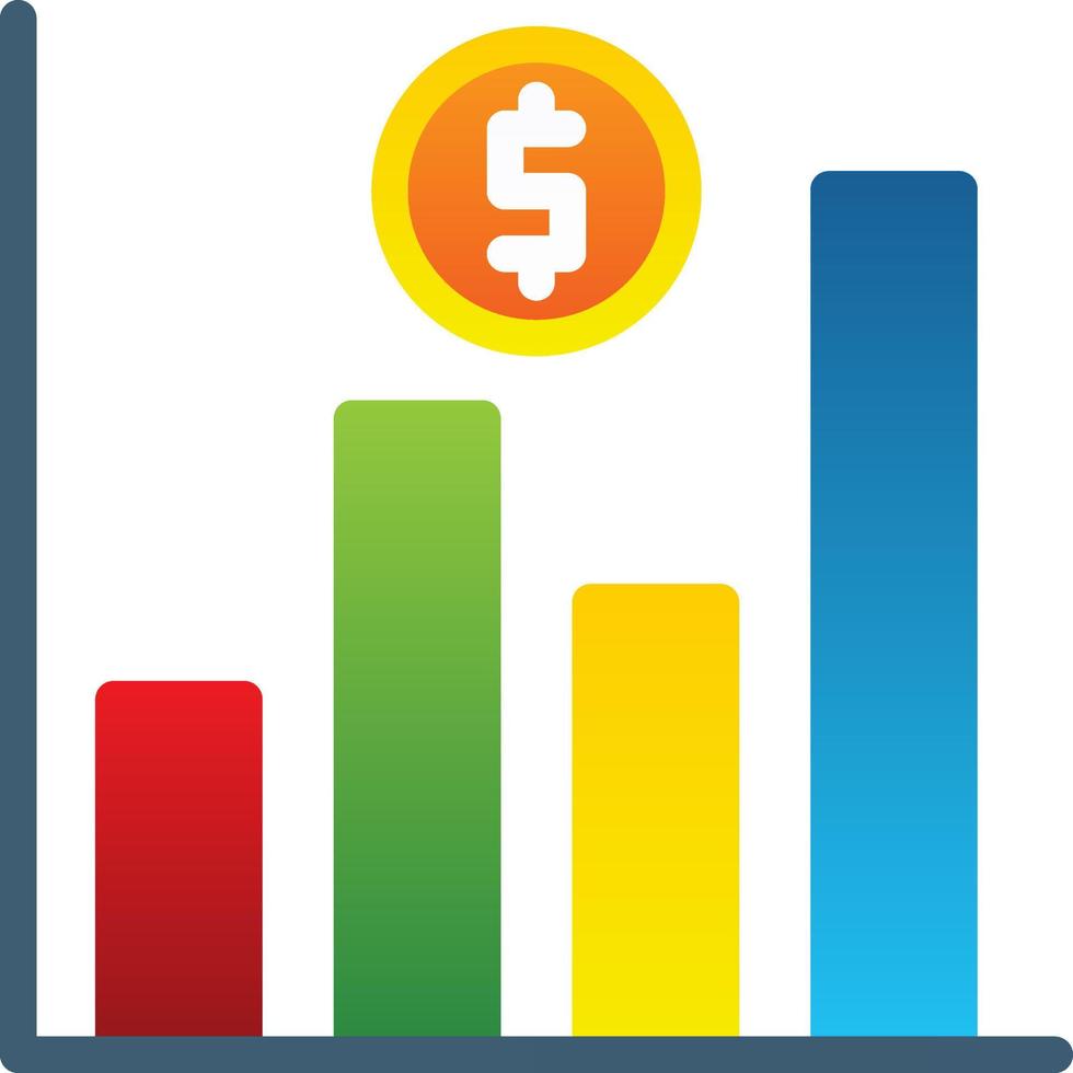 Market Prediction Vector Icon Design
