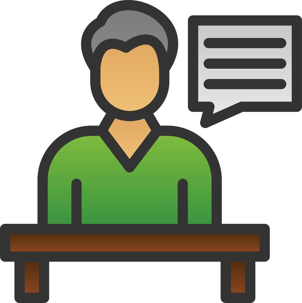 Consulting Vector Icon Design