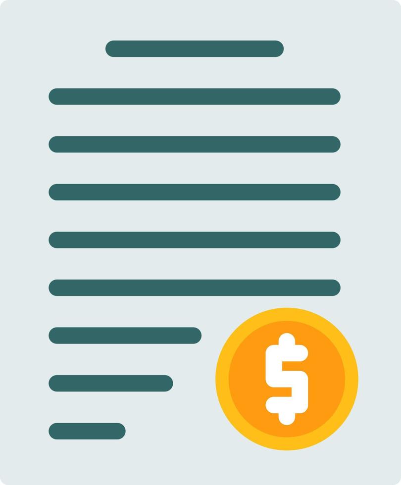 Invoice Vector Icon Design