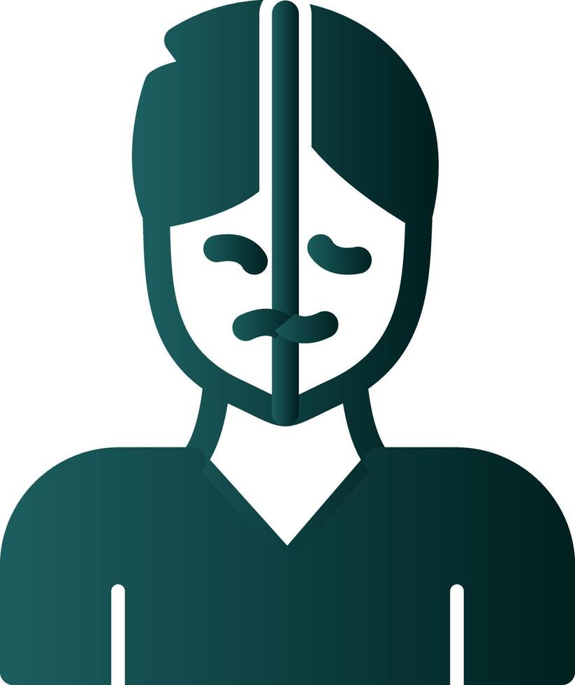 Bipolar Emotion Vector Icon Design