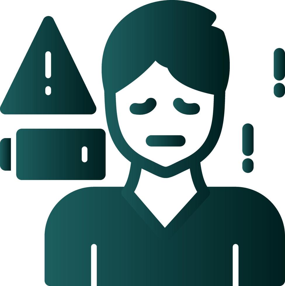Burnout Vector Icon Design