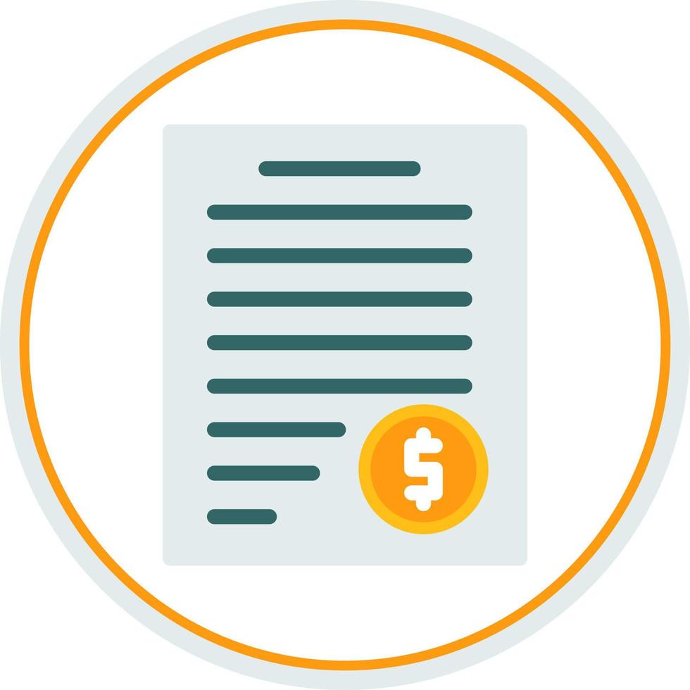 Invoice Vector Icon Design
