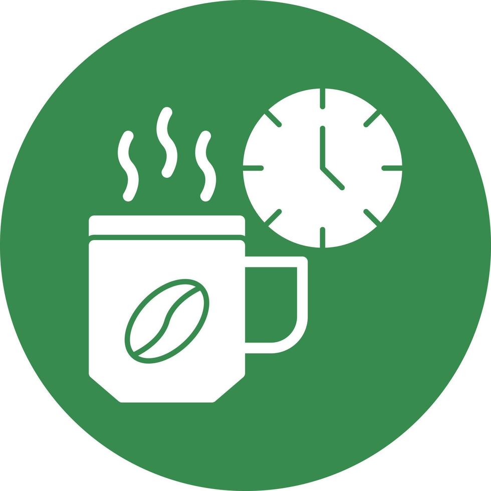 Coffee Break Vector Icon Design