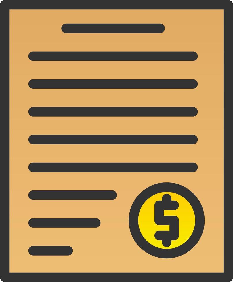 Invoice Vector Icon Design