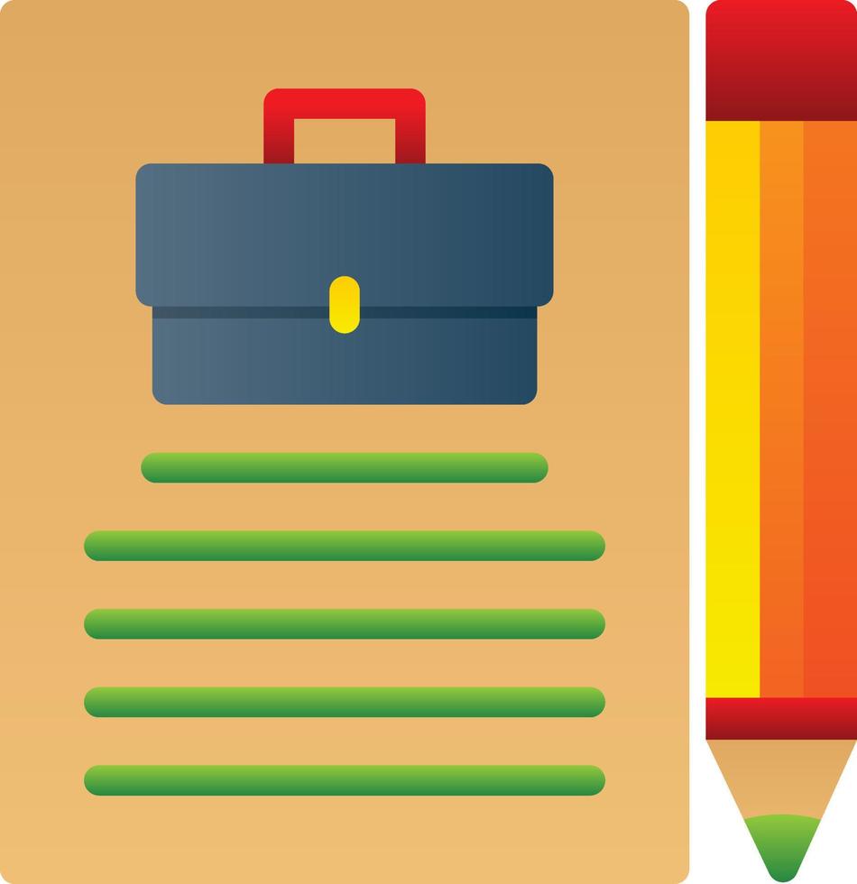 Business Case Vector Icon Design