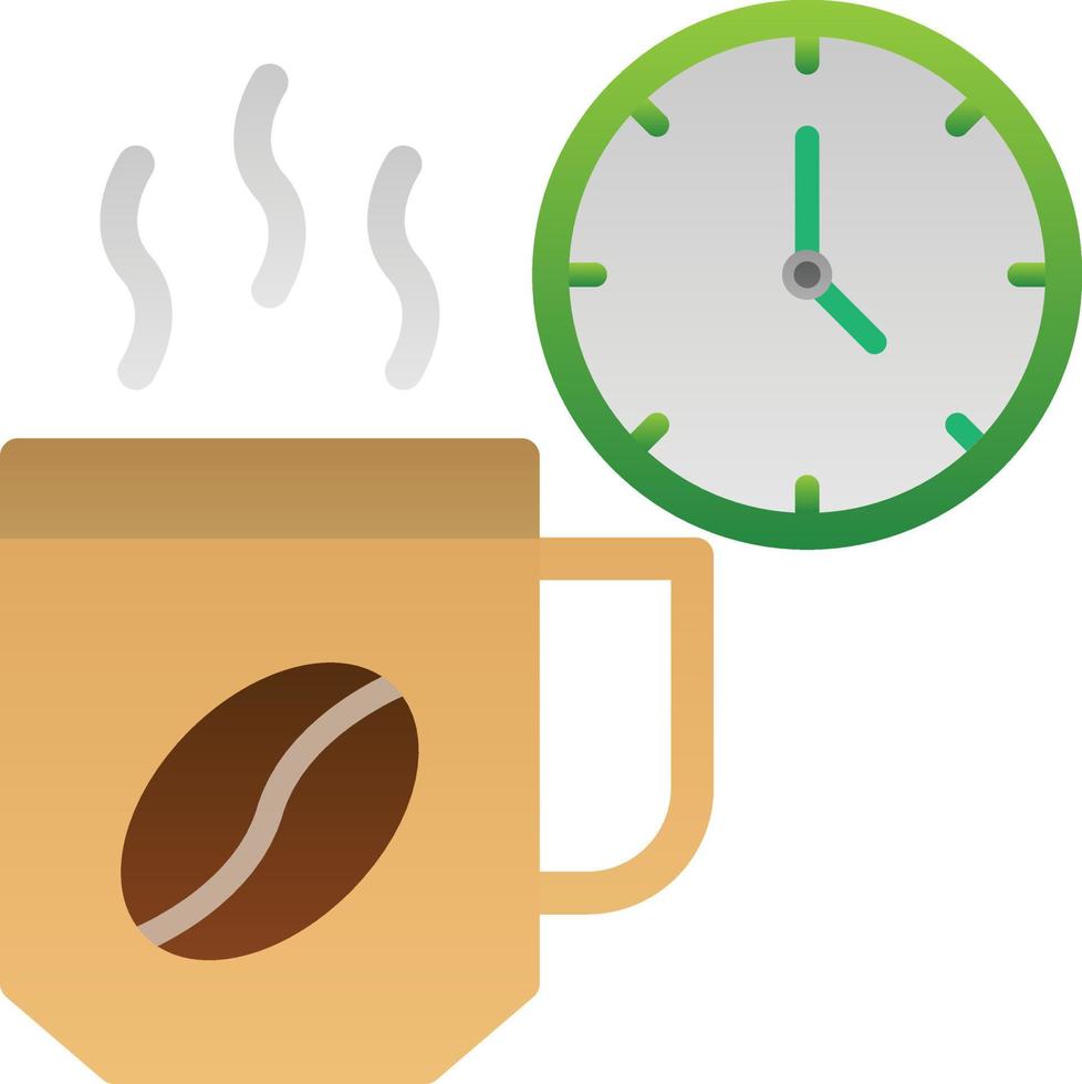 Coffee Break Vector Icon Design