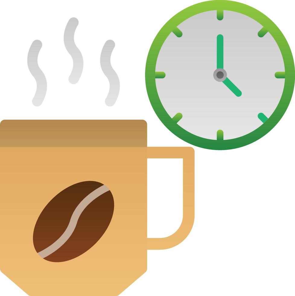 diseño de icono de vector de pausa para el café