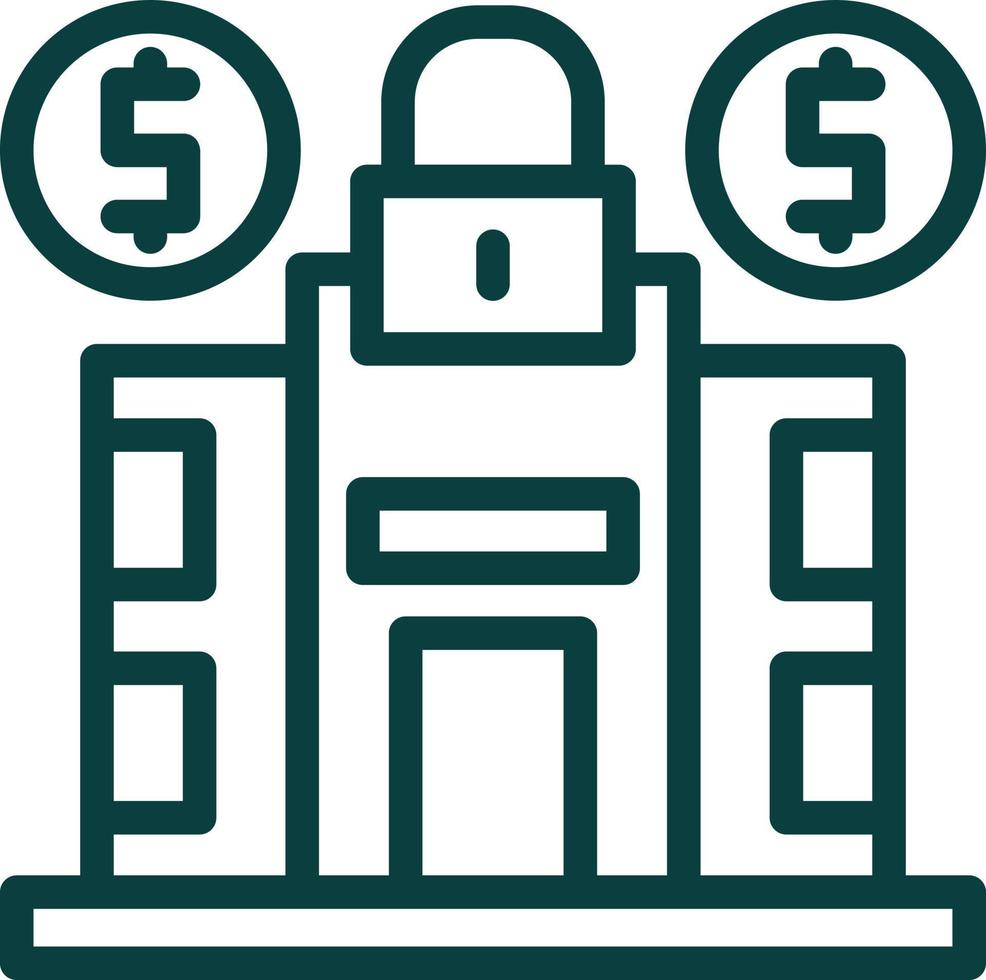 Fixed Asset Vector Icon Design