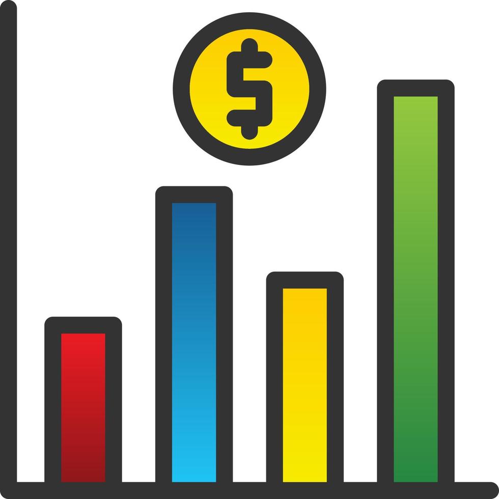 Market Prediction Vector Icon Design