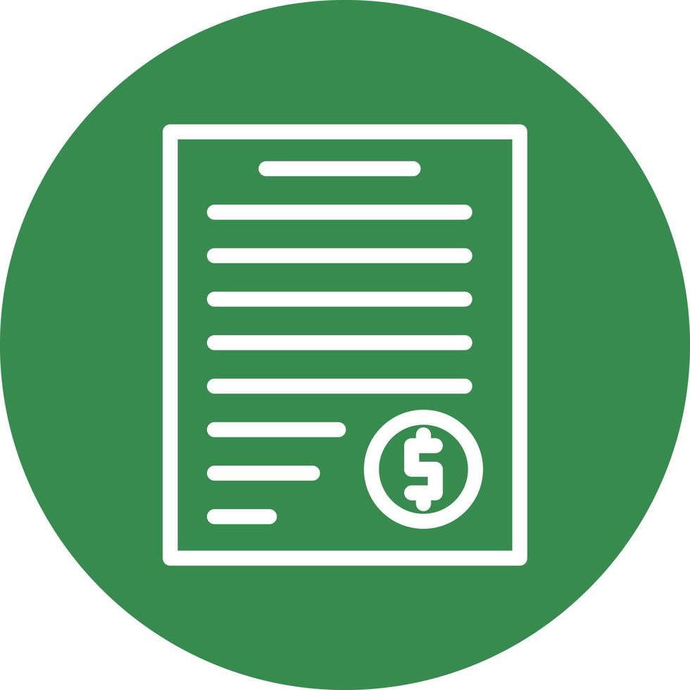 Invoice Vector Icon Design