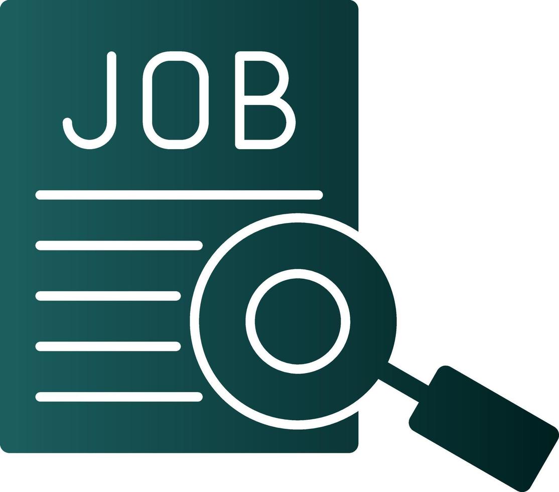 Job Searching Vector Icon Design