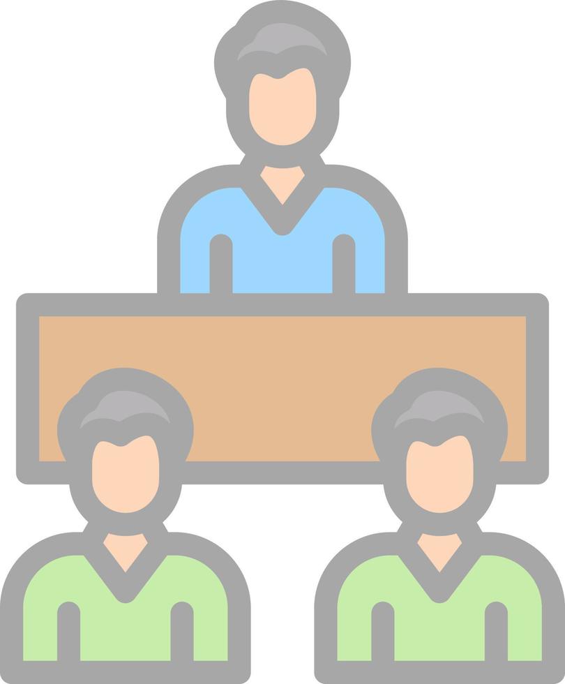 Meeting Vector Icon Design