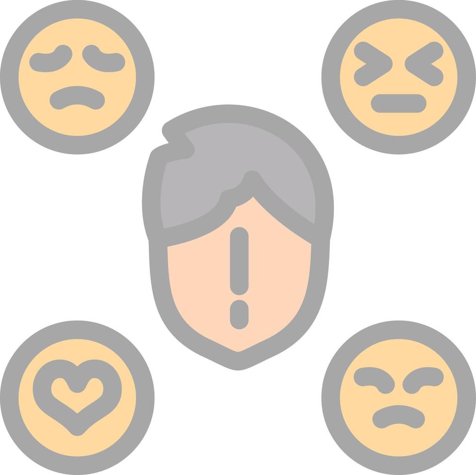 Emotion Factors Vector Icon Design