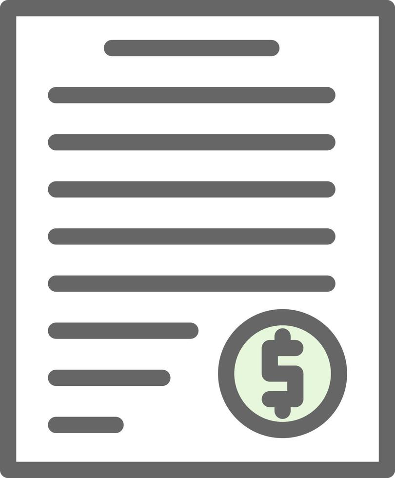 Invoice Vector Icon Design