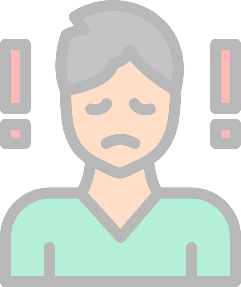 Anxiety Vector Icon Design