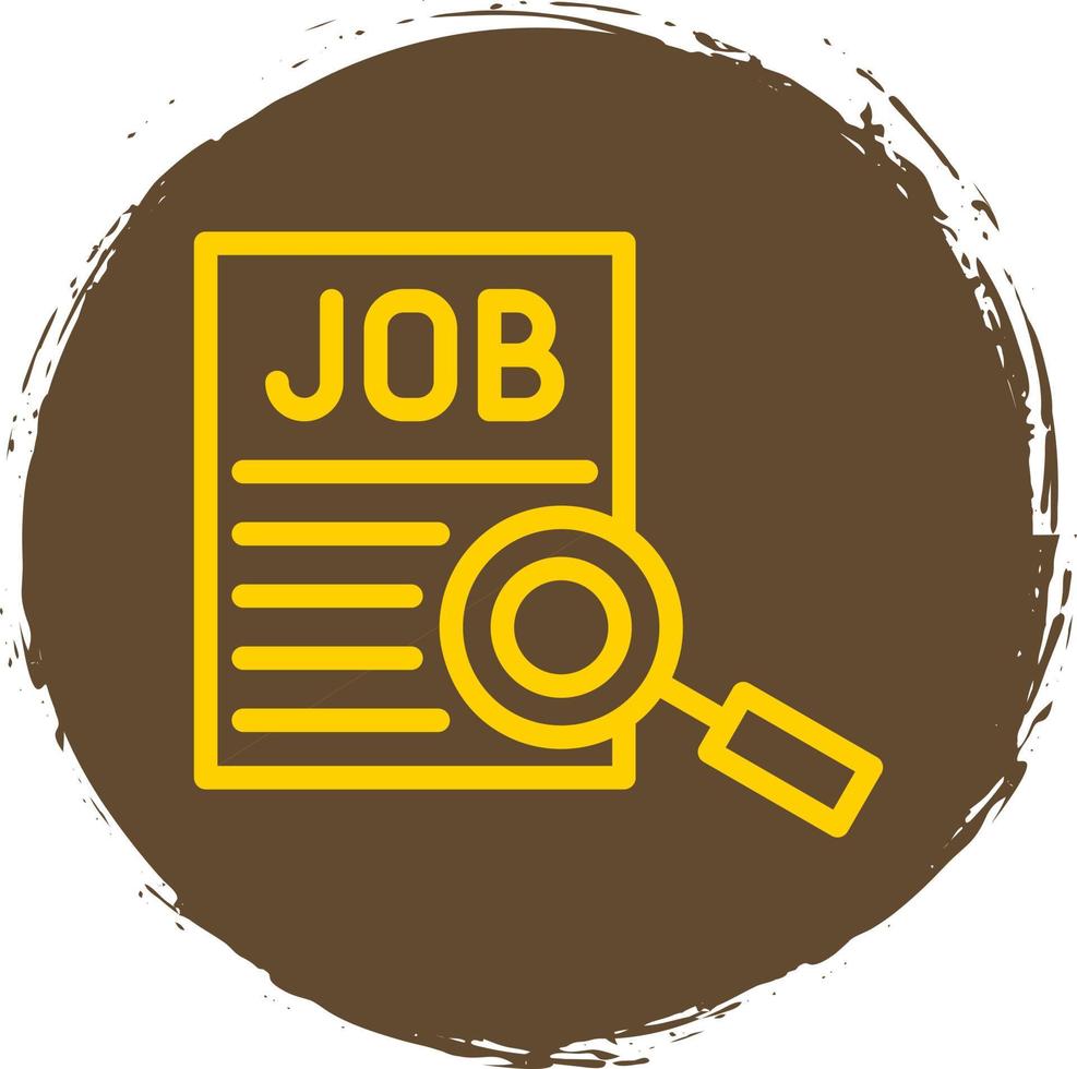Job Searching Vector Icon Design