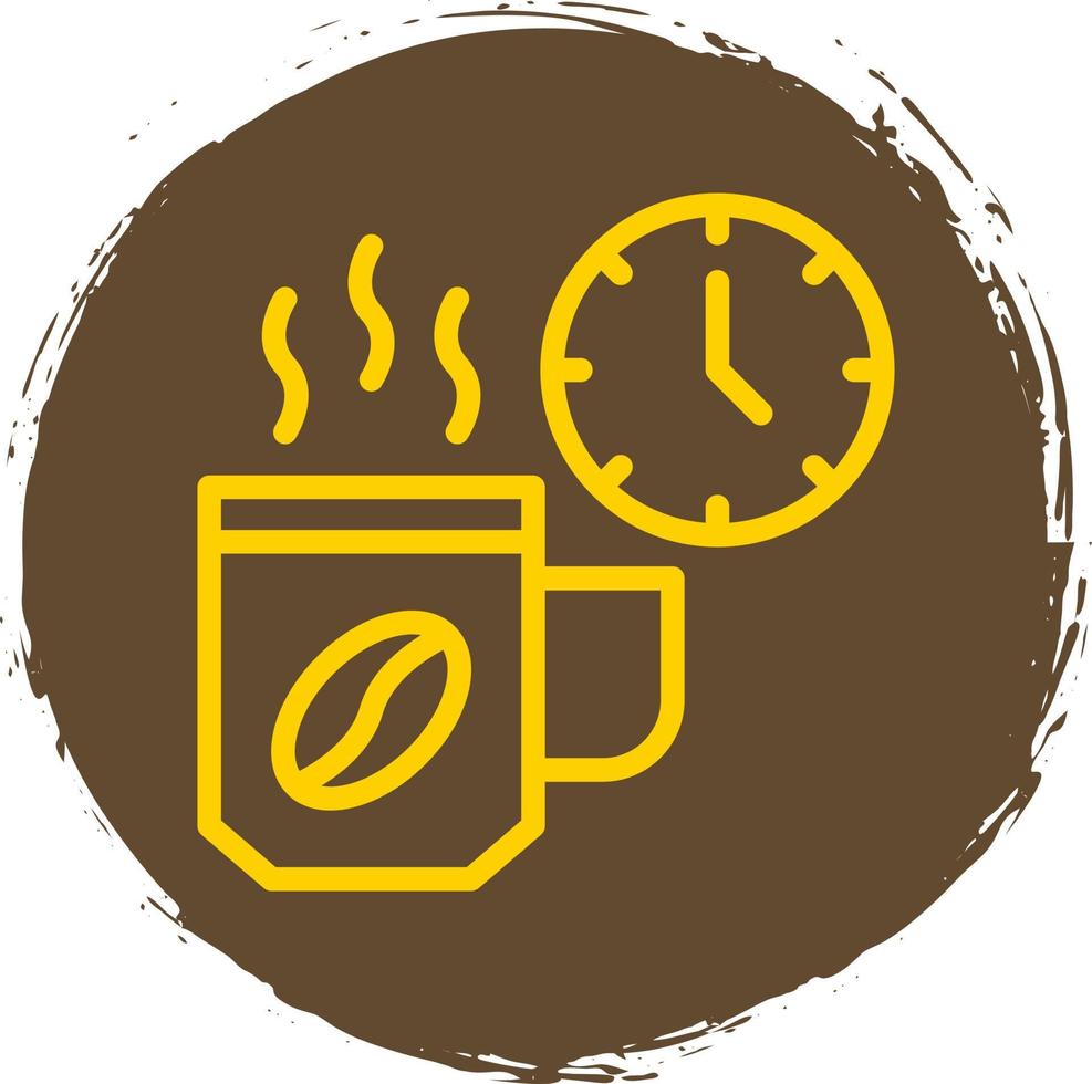 Coffee Break Vector Icon Design