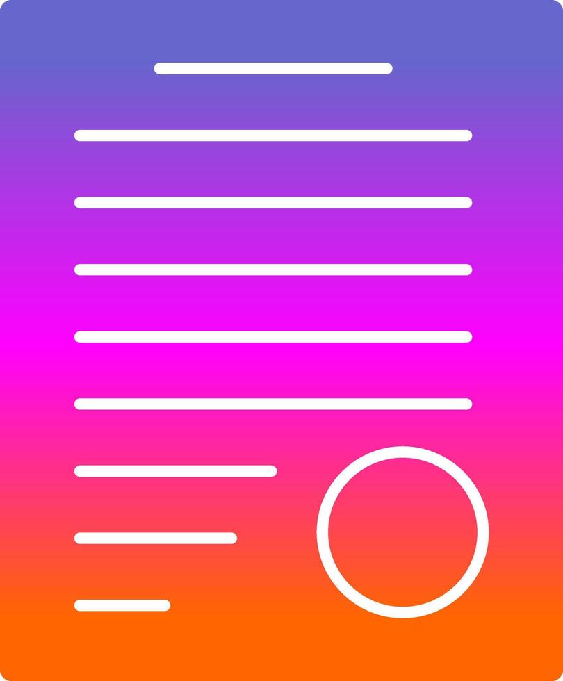 Invoice Vector Icon Design